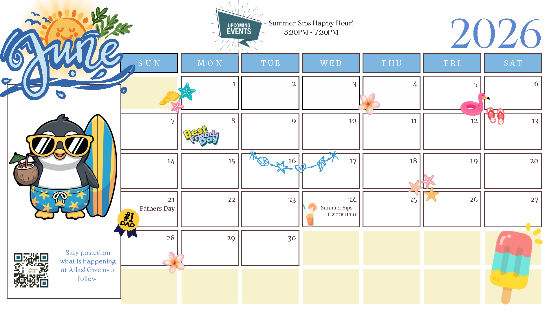 June Event Calendar