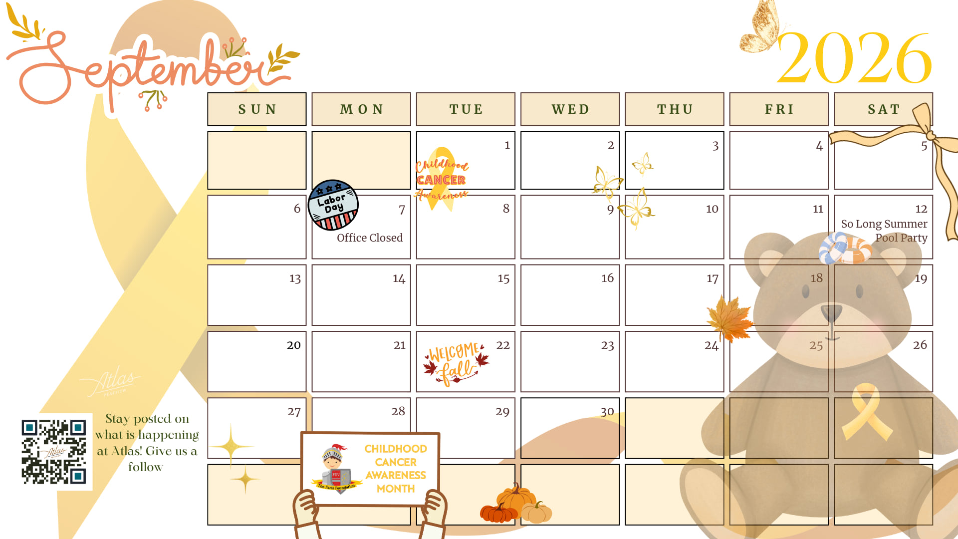 September Event Calendar