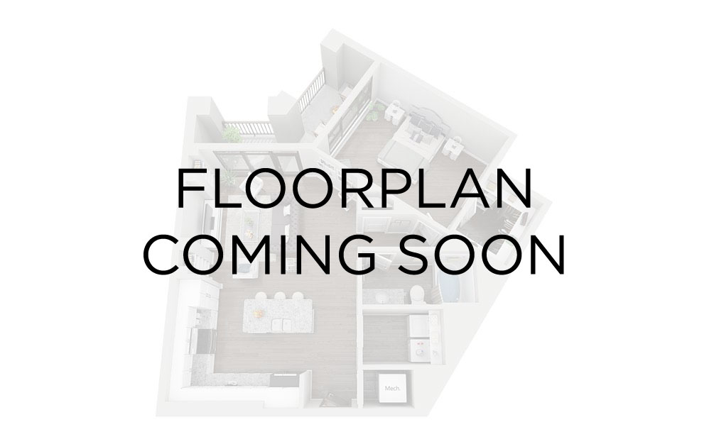 Townhome-2 - 2 bedroom floorplan layout with 2 bathrooms and 1087 square feet Townhome-2 - 2 bedroom floorplan layout with 2 bathrooms and 1087 square feet